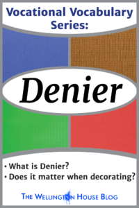 The WH Blog cover image for Vocational Vocabulary: Denier