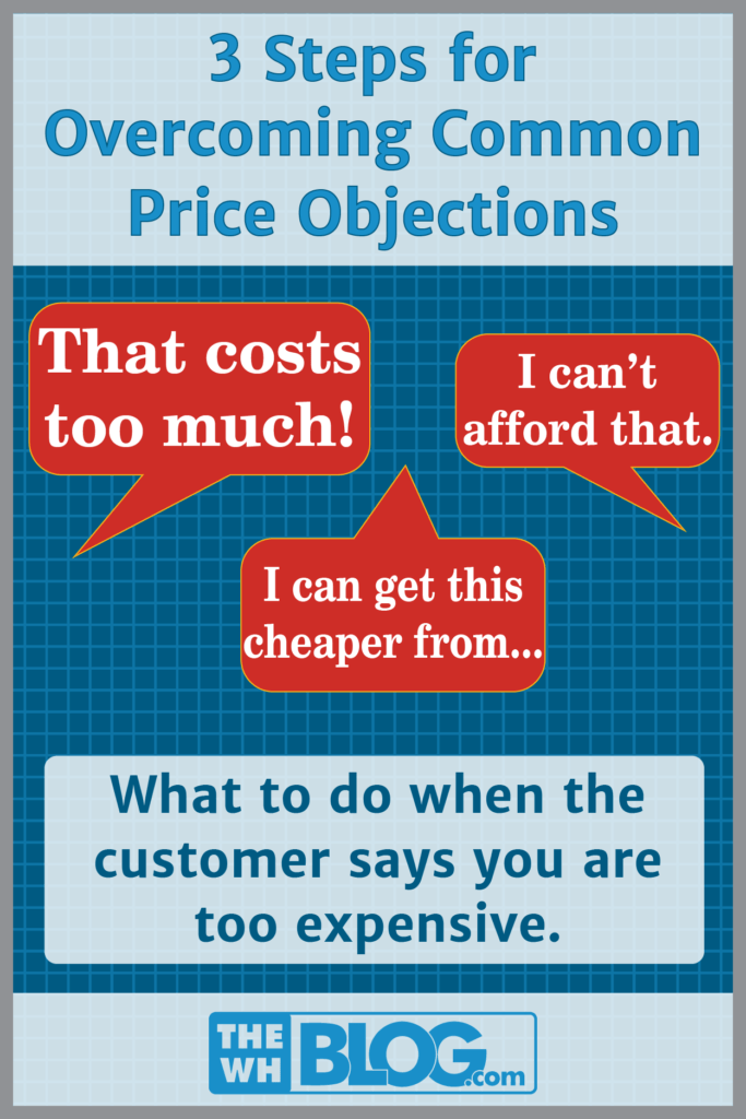 3 steps to overcoming common price objections blog article cover