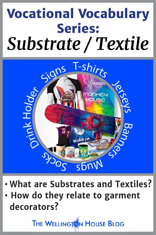 Vocational Vocabulary - Substrate Textile blog article cover